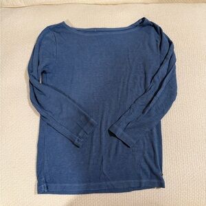 American Eagle Outfitters Soft & Sexy Ribbed Top in Blue